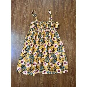 NATURAL LIFE Floral Mini Dress - Yellow and Blue